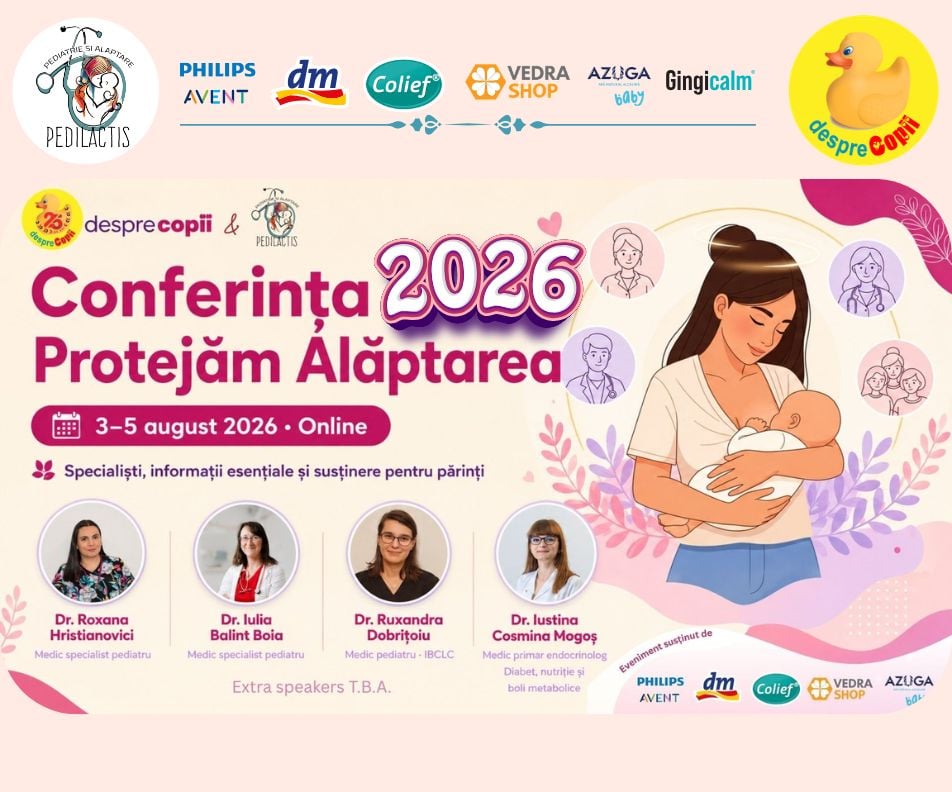 Conferinta Protejam Alaptarea 2026 - 3 zile dedicate mamelor care vor sa alapteze cu mai multa incredere